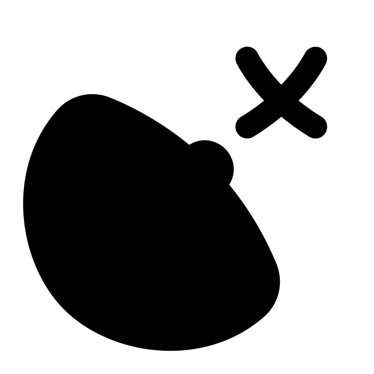 puffy filled style gps desconectado icon