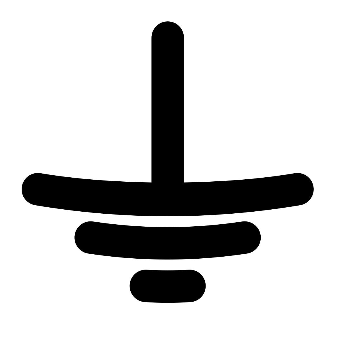 puffy filled style 地面符号 icon