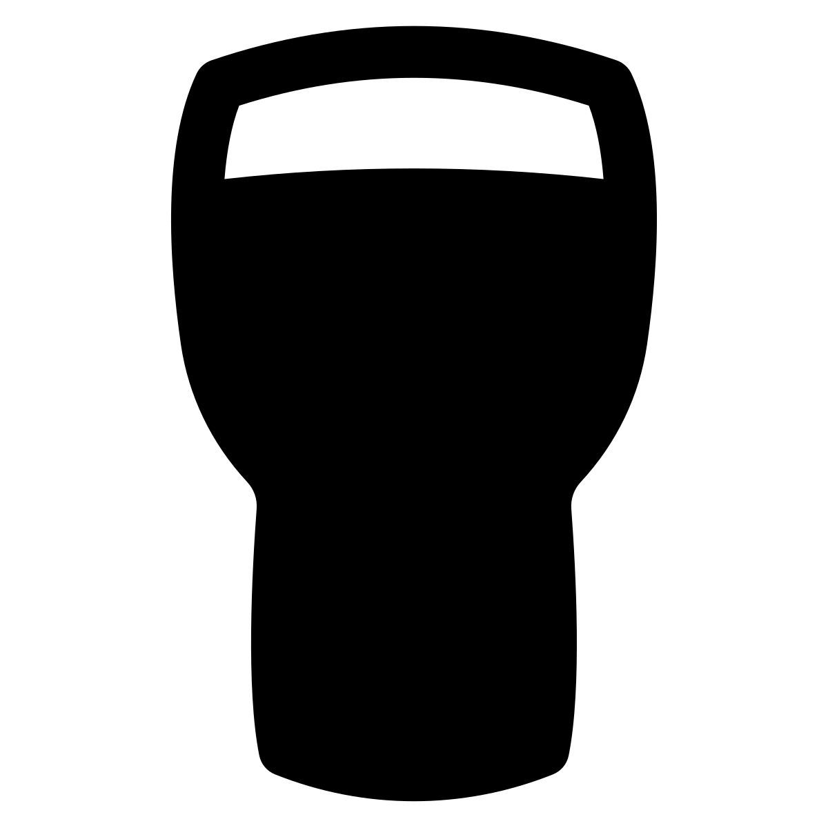 puffy filled style bière guinness icon