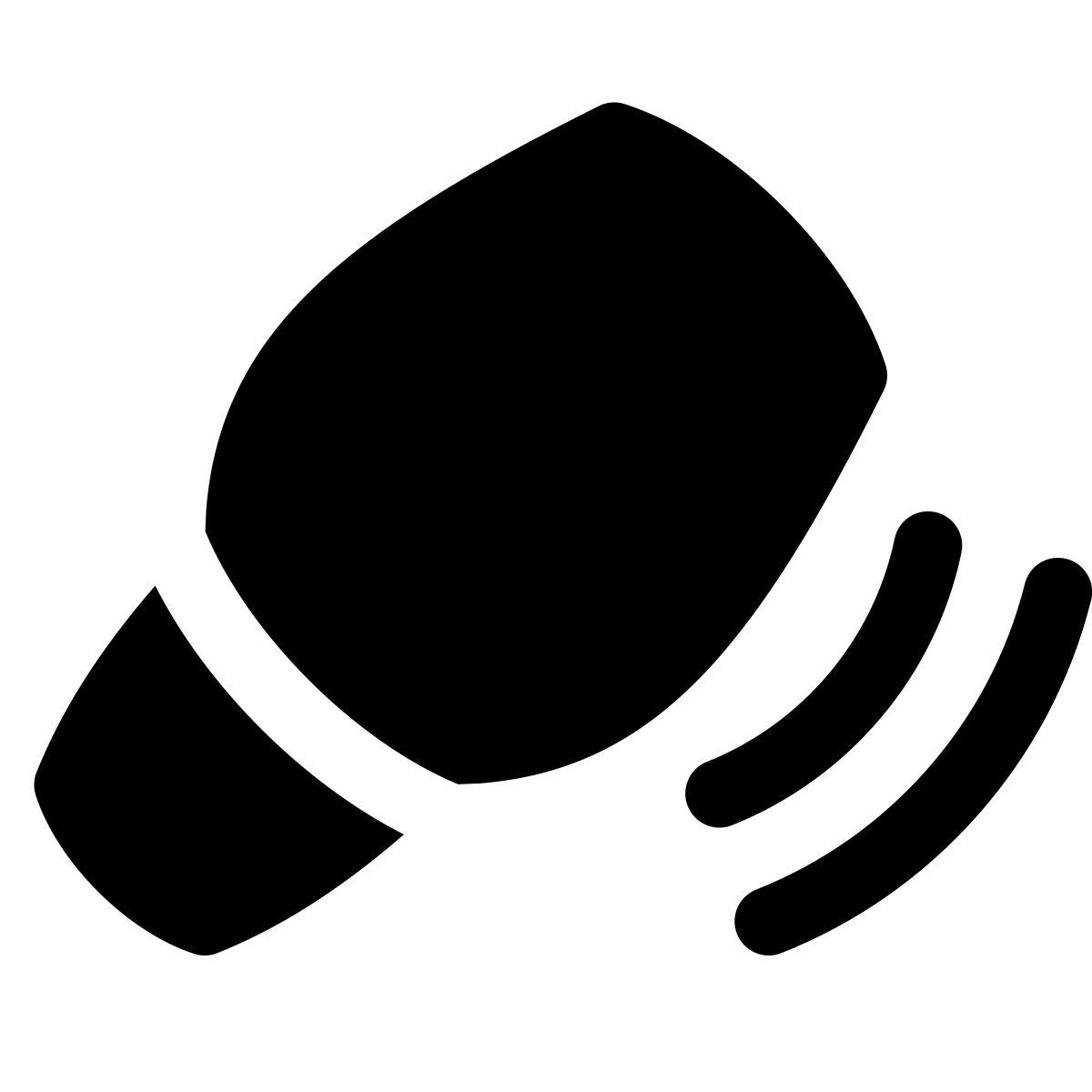 puffy filled style rilevatore metallico a mano icon