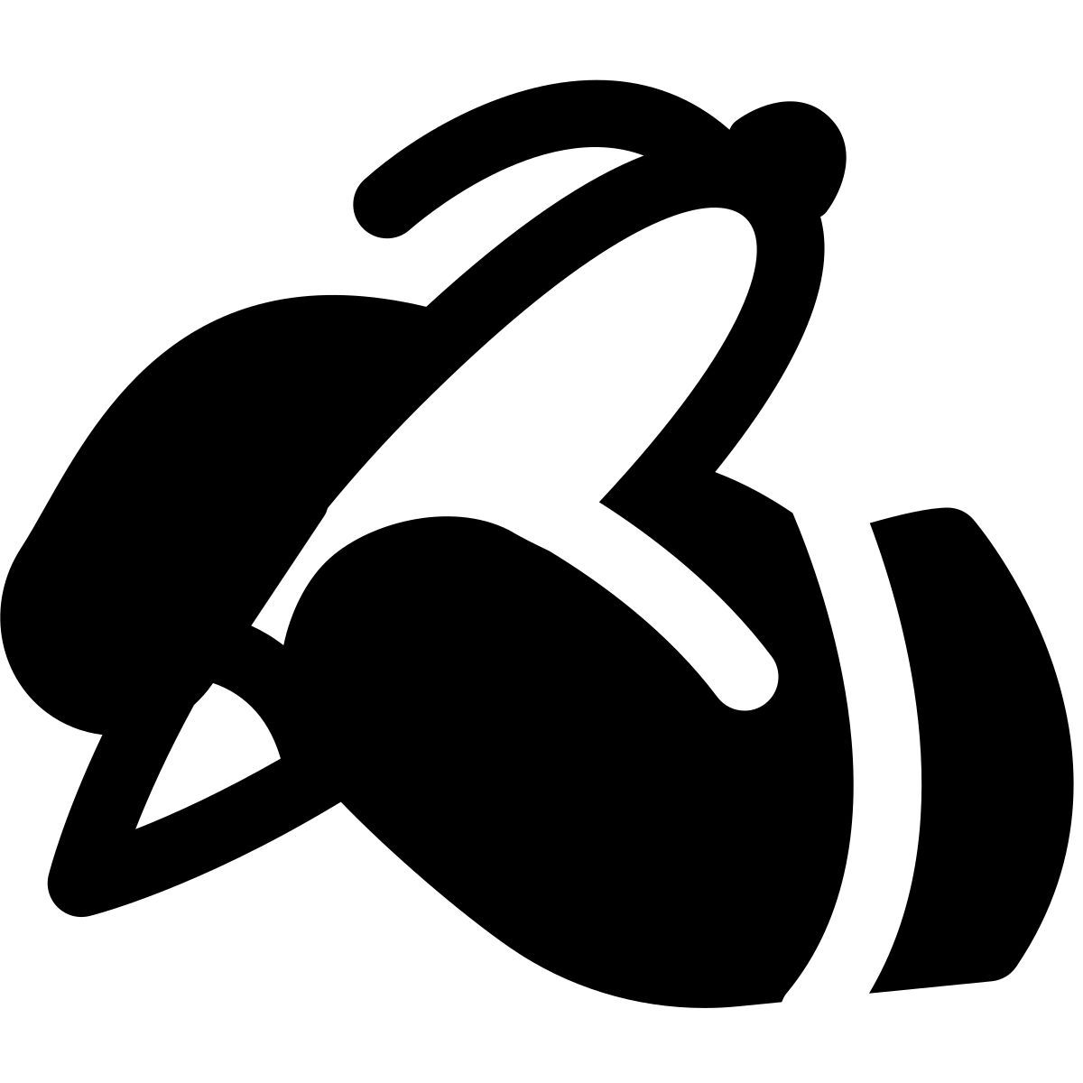 puffy filled style handschrift icon