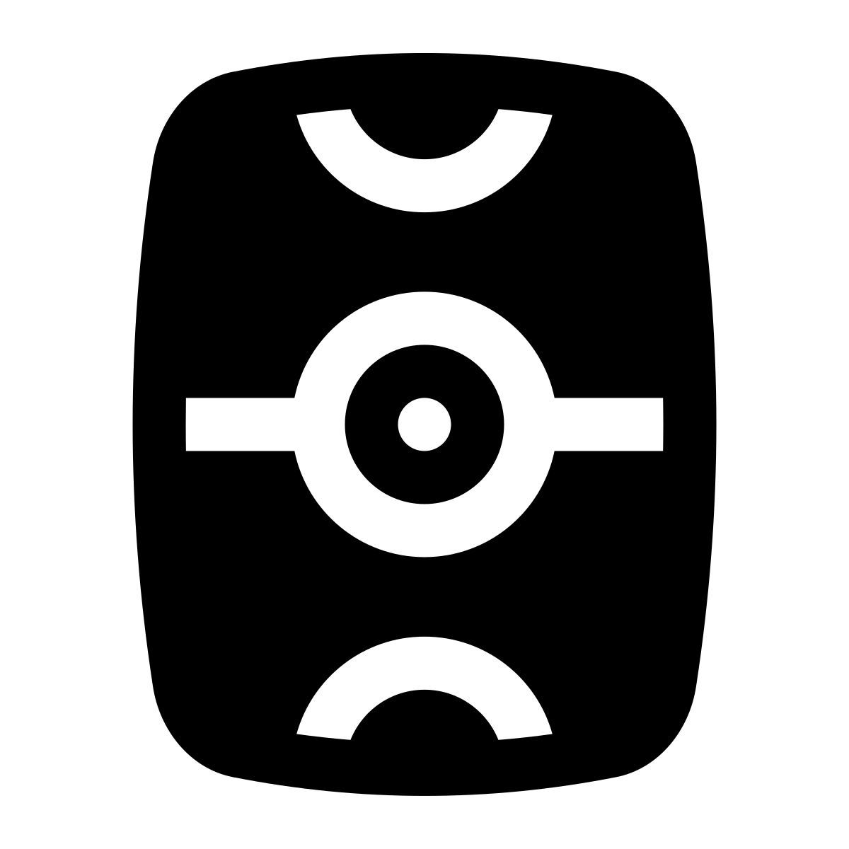 puffy filled style 曲棍球场 icon