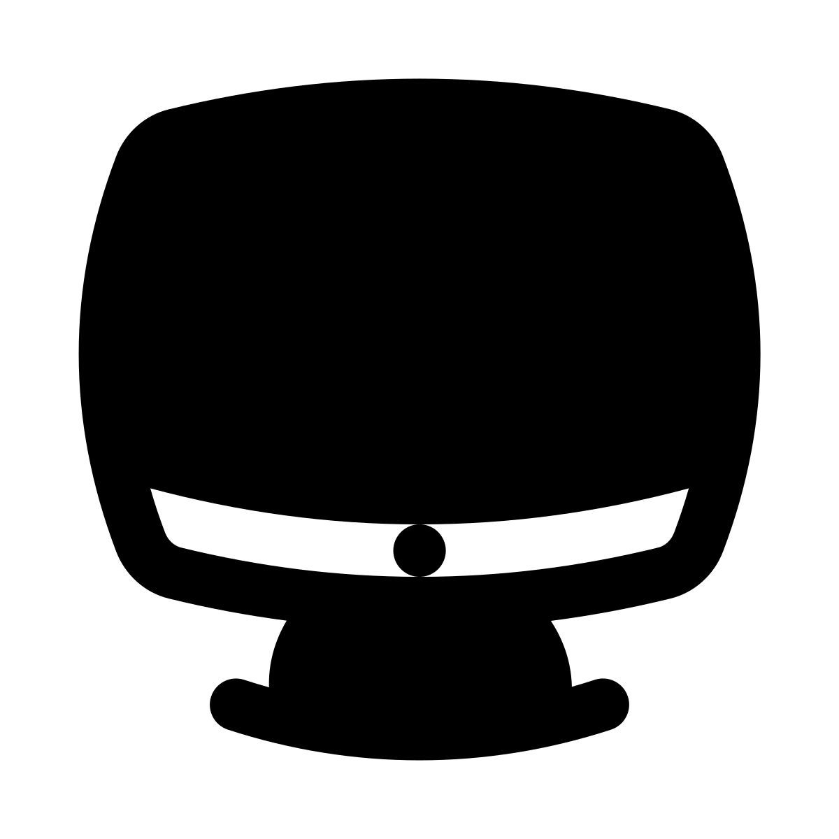 puffy filled style imac icon