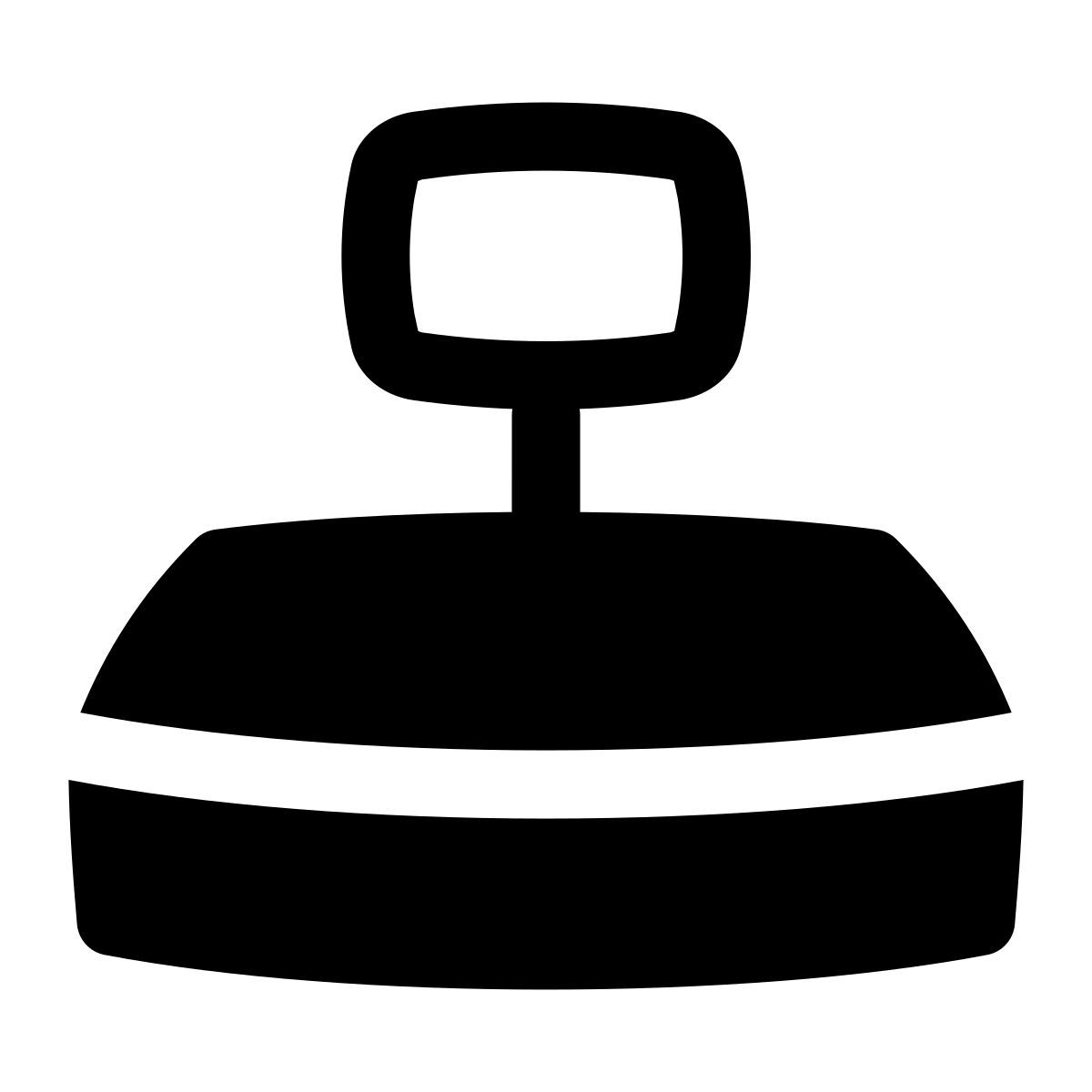 puffy filled style balances industrielles icon