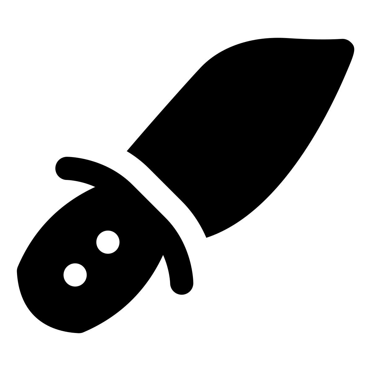 puffy filled style army knife icon