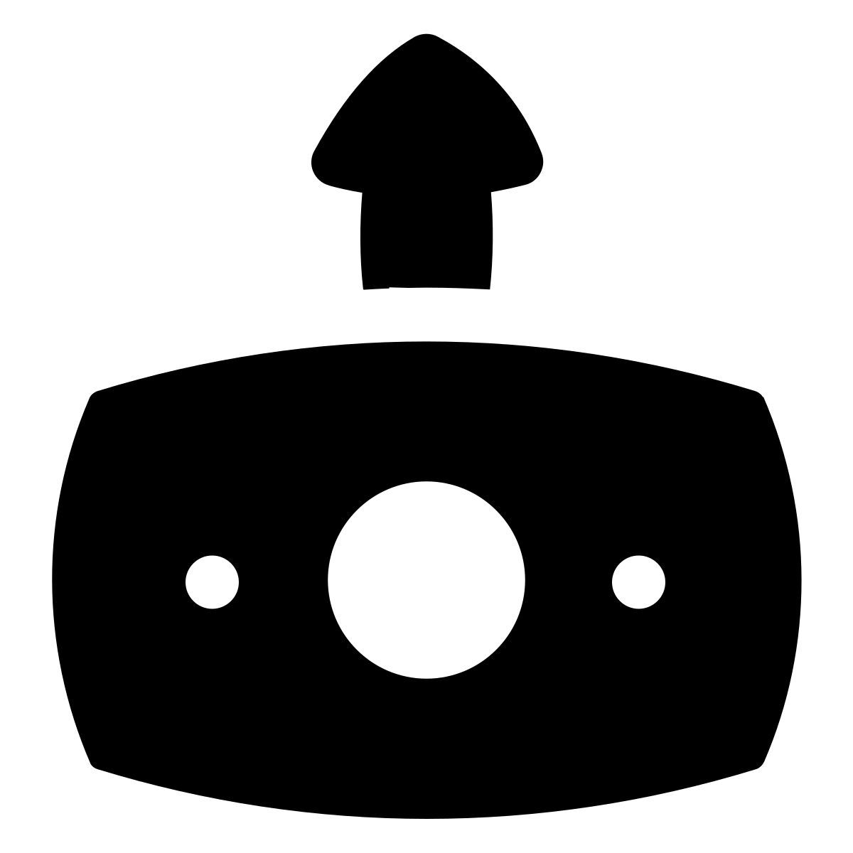 puffy filled style avviare il trasferimento di denaro icon