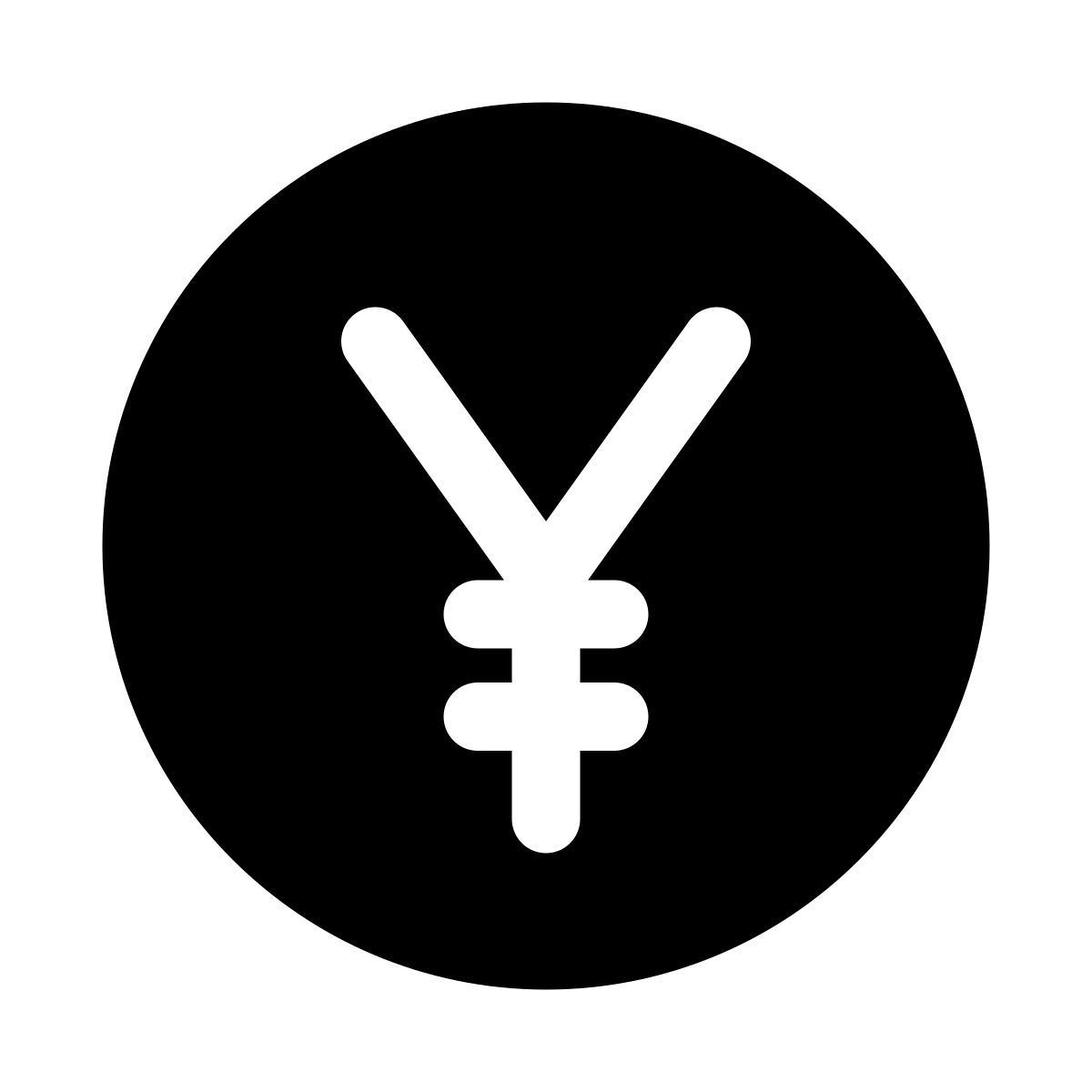 puffy filled style 엔 icon