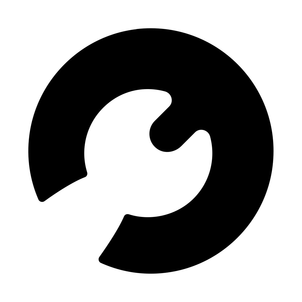 puffy filled style job icon