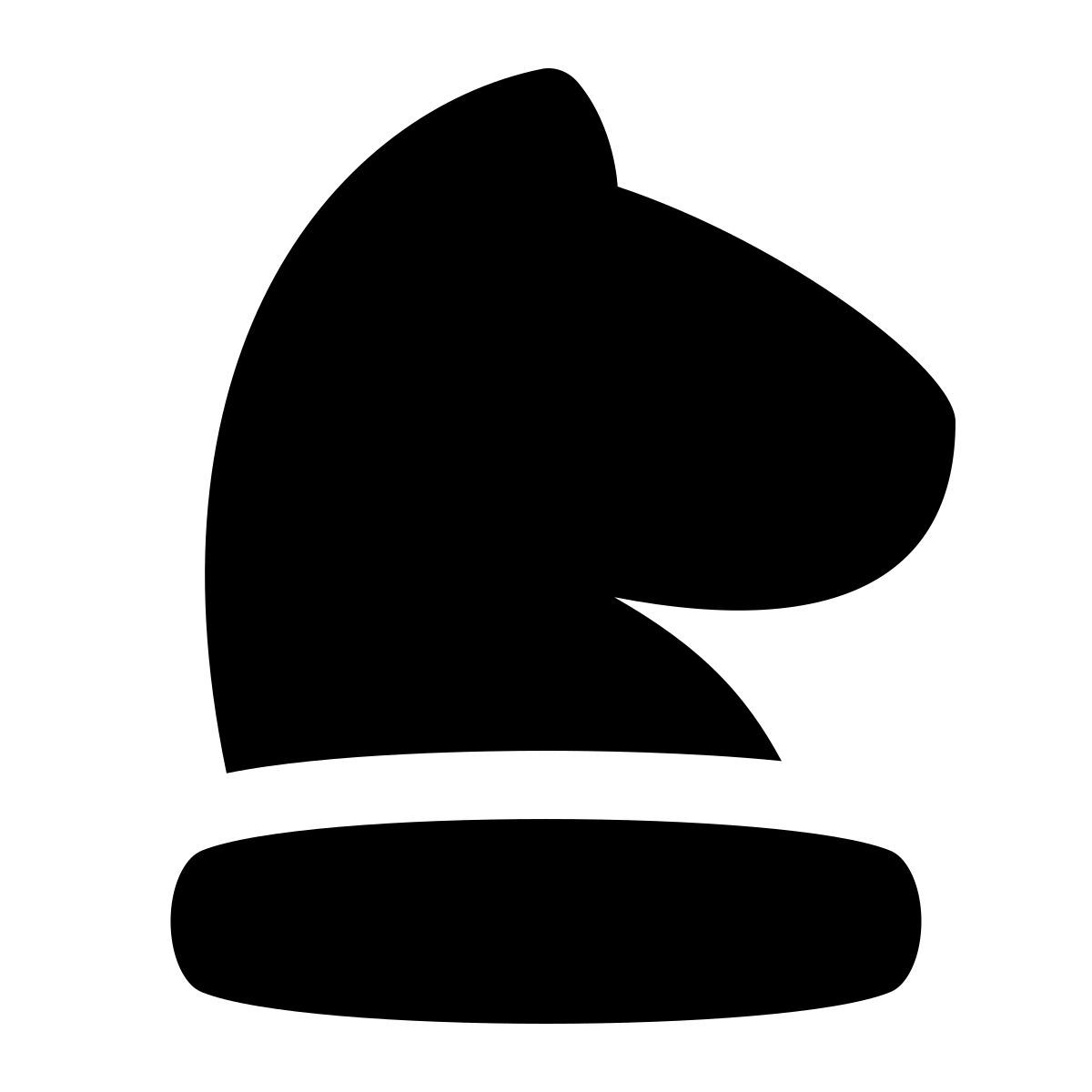 puffy filled style chevalier icon