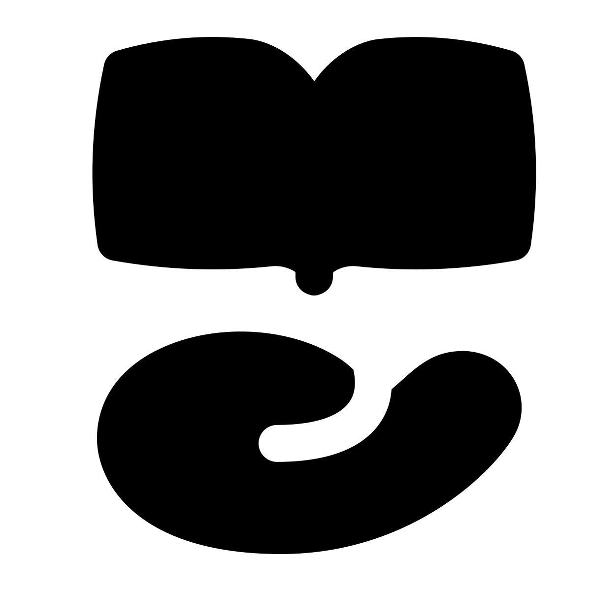 puffy filled style wissen icon