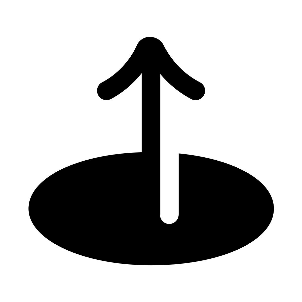 puffy filled style verlasse geo fence icon