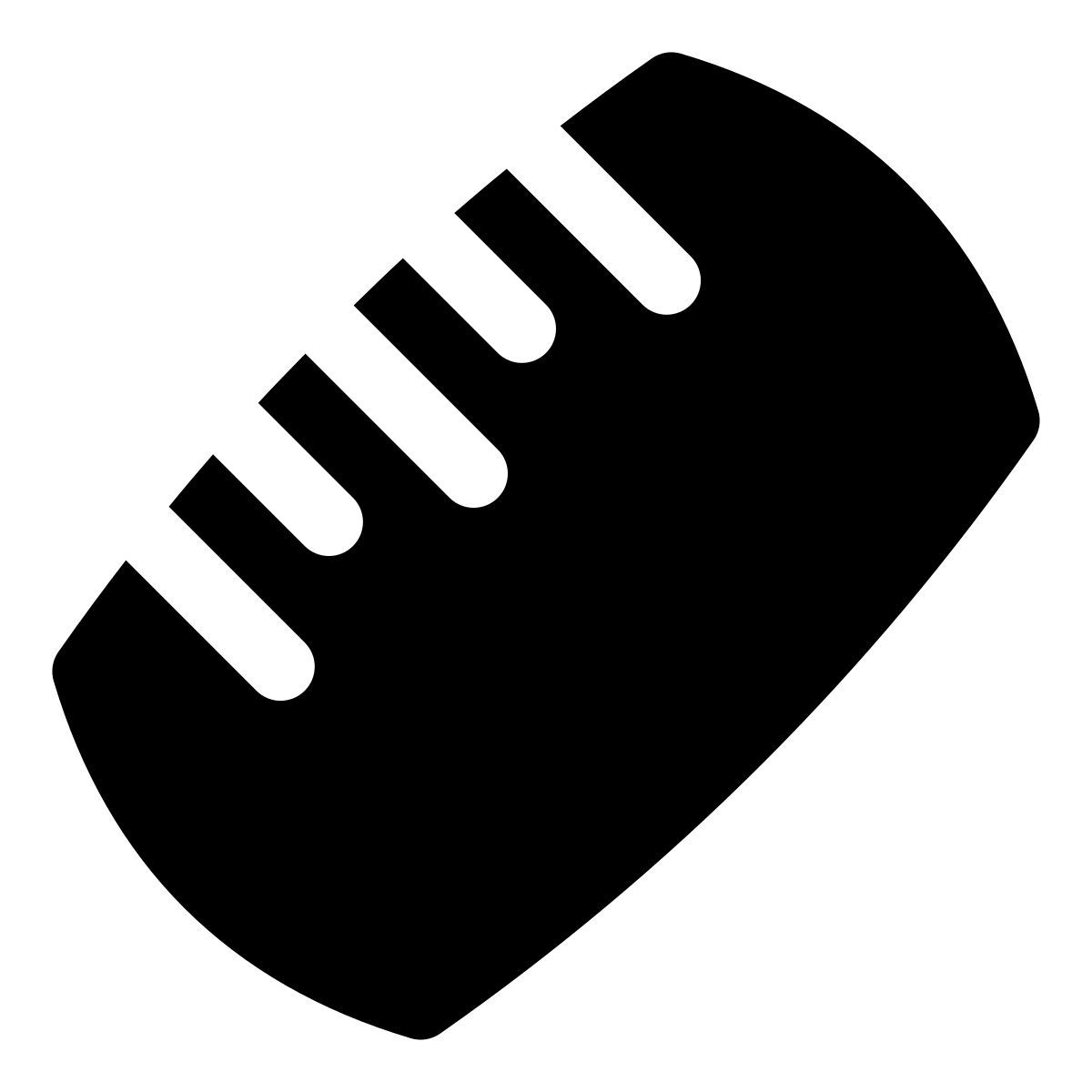 puffy filled style length icon
