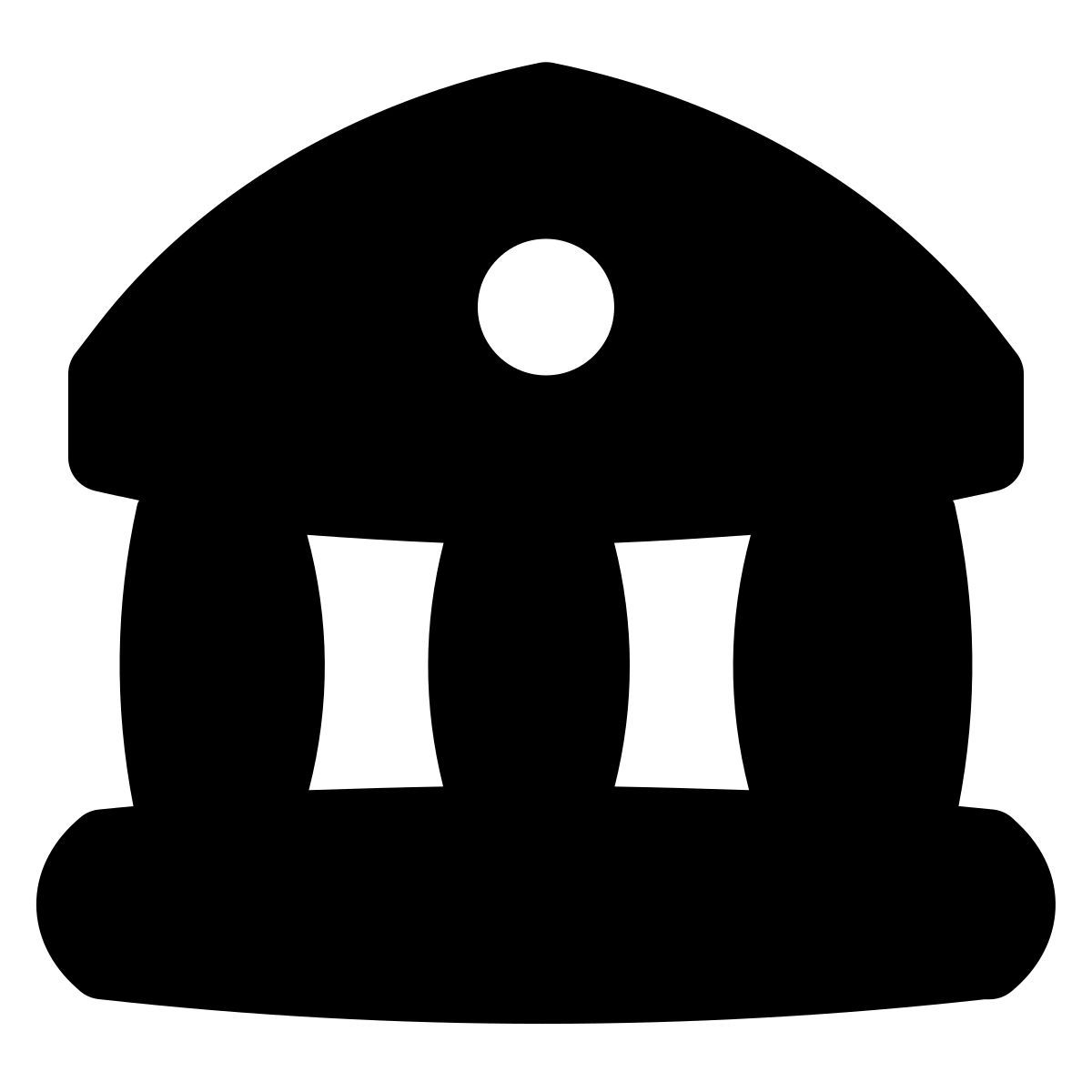 puffy filled style bibliothek icon