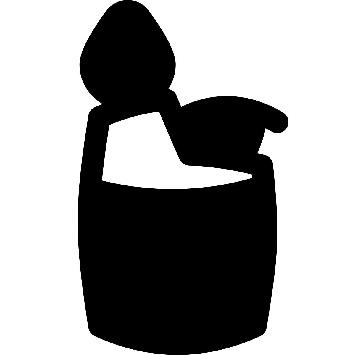 puffy filled style encendedor icon