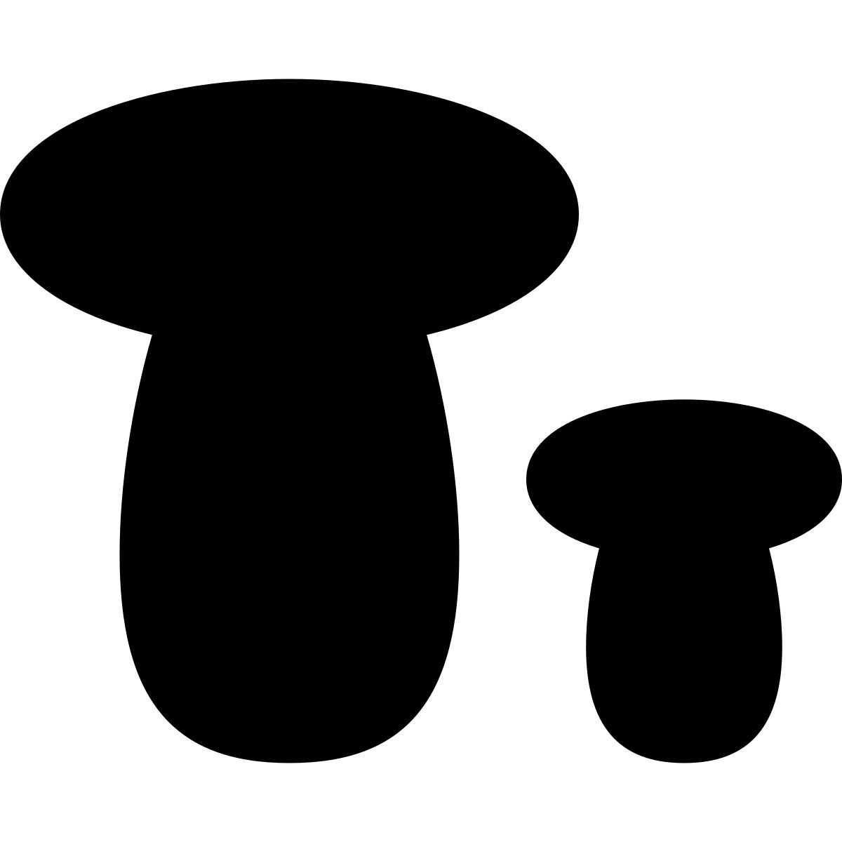 puffy filled style minuscule icon