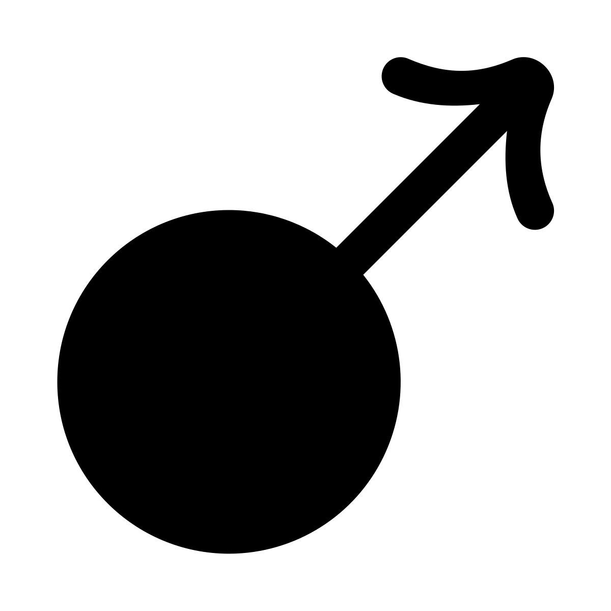 puffy filled style hombre icon