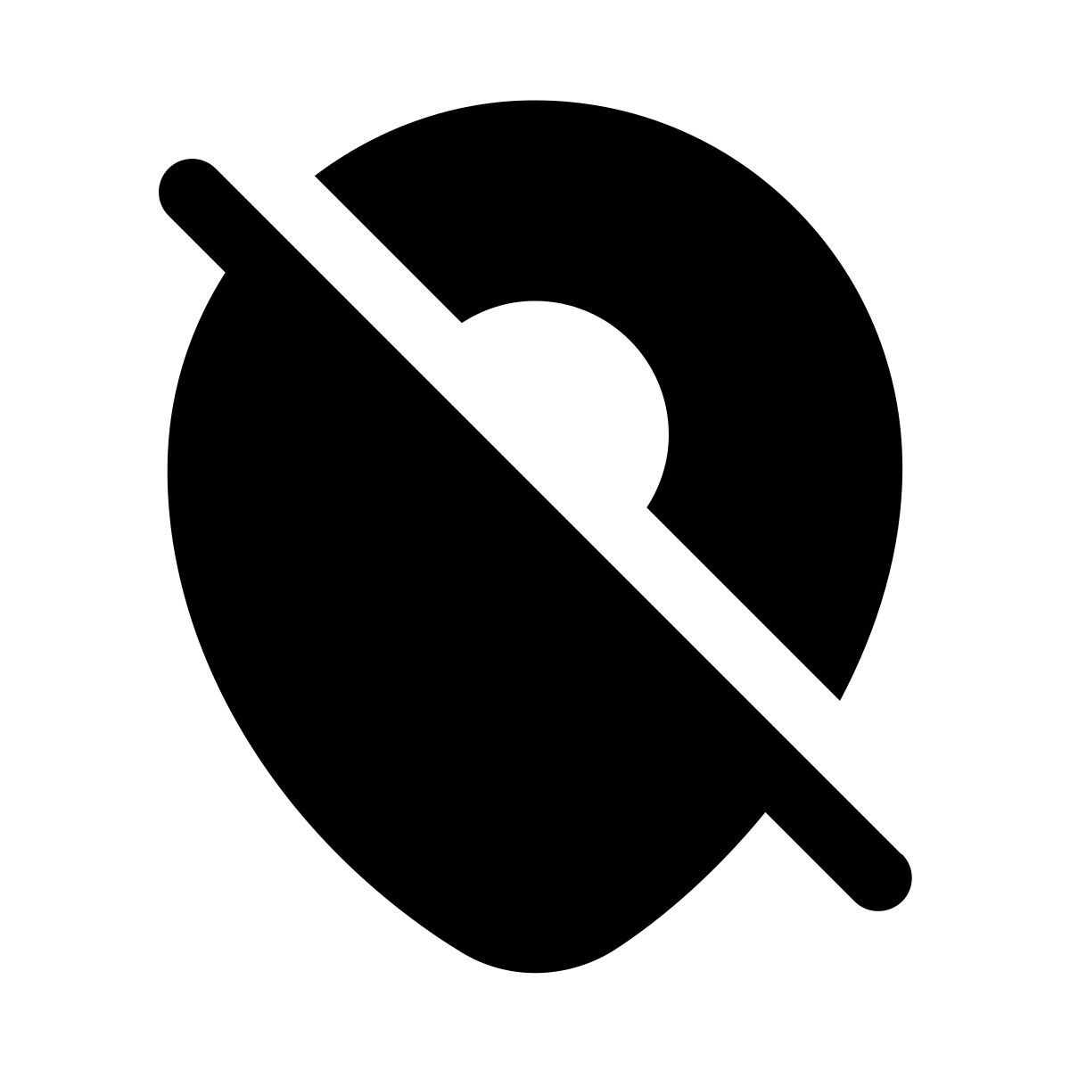 puffy filled style marcador de fora icon
