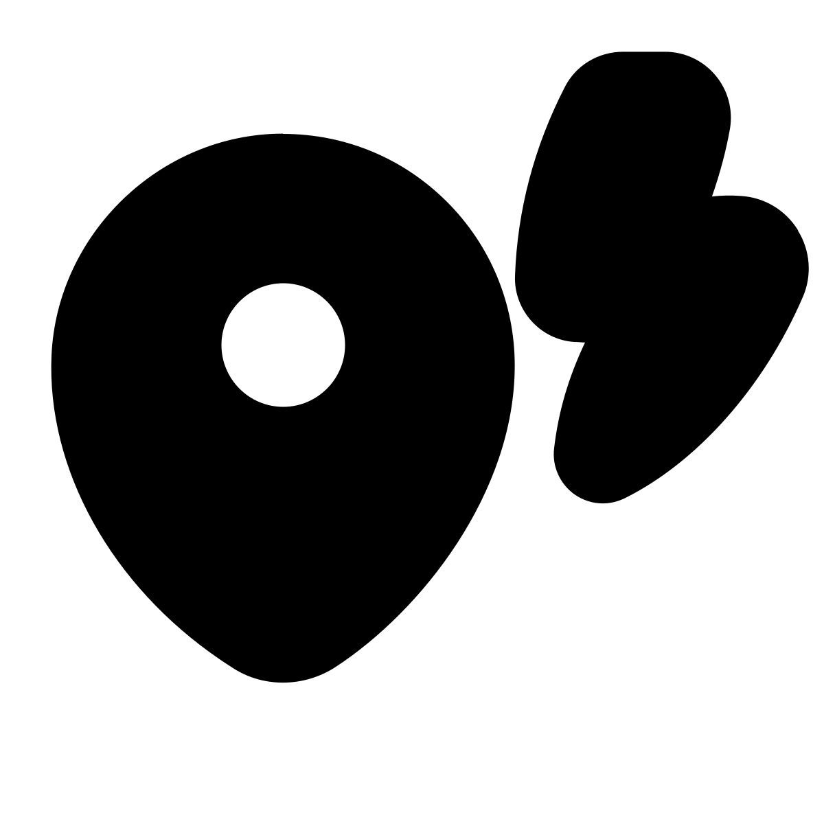 puffy filled style markierungssturm icon