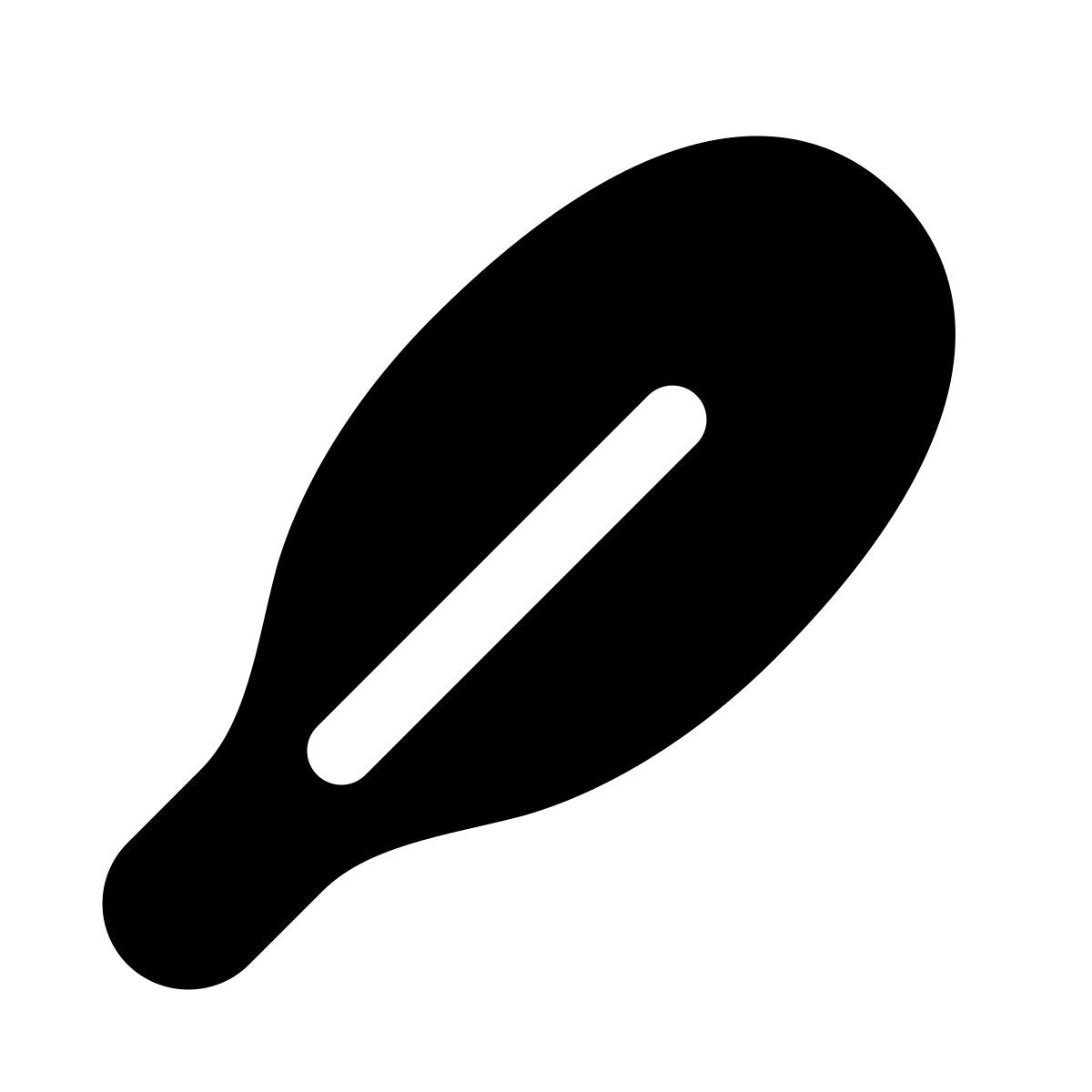 puffy filled style termómetro médico icon