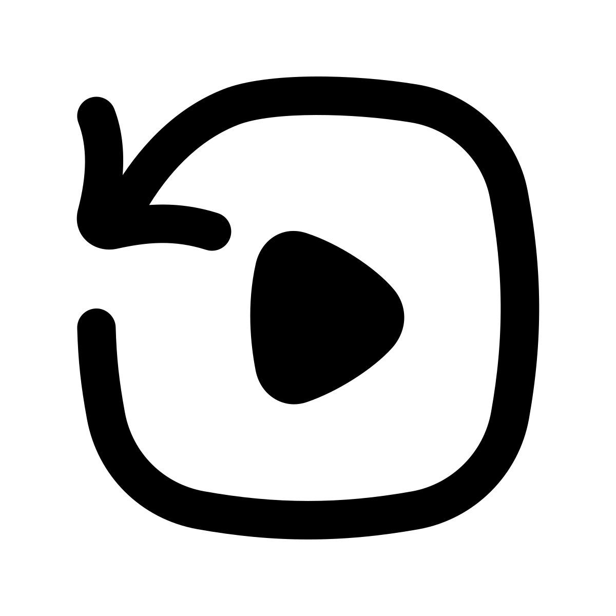 puffy filled style memories icon
