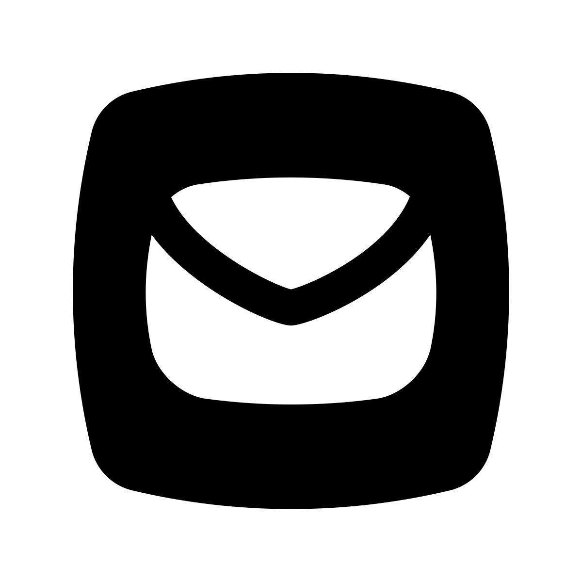 puffy filled style 메시지 제곱 icon