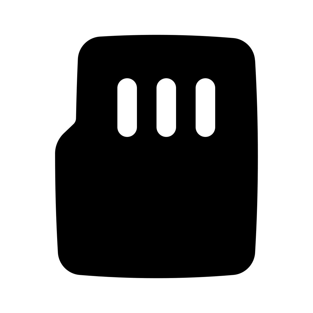 puffy filled style 微型sd icon