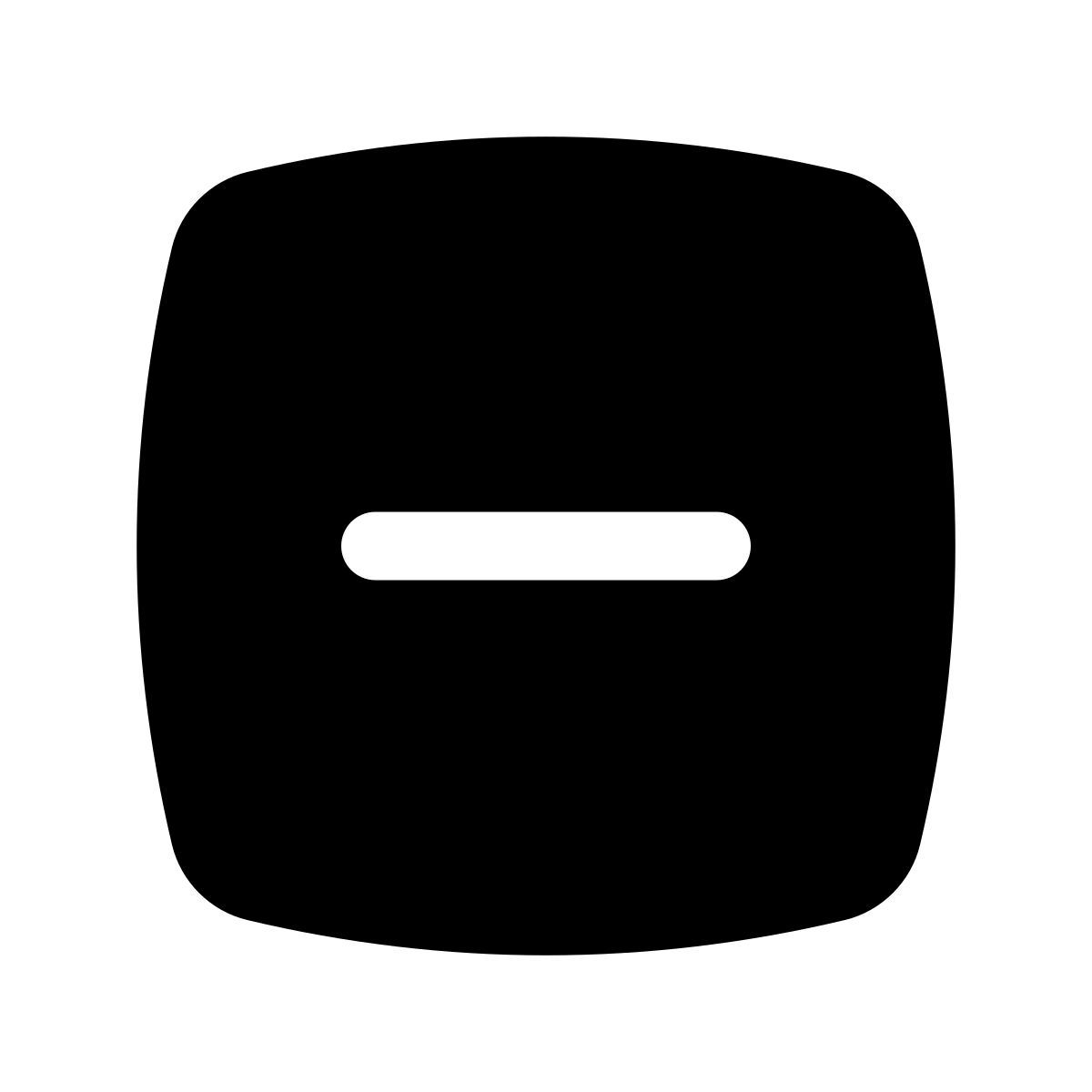 puffy filled style meno 2 matematica icon