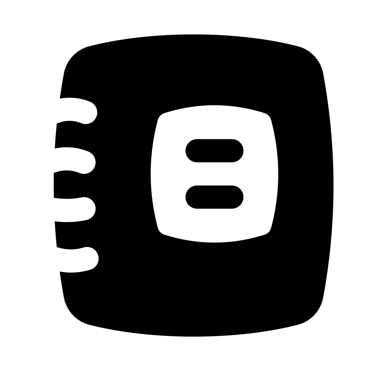 puffy filled style dossiê icon