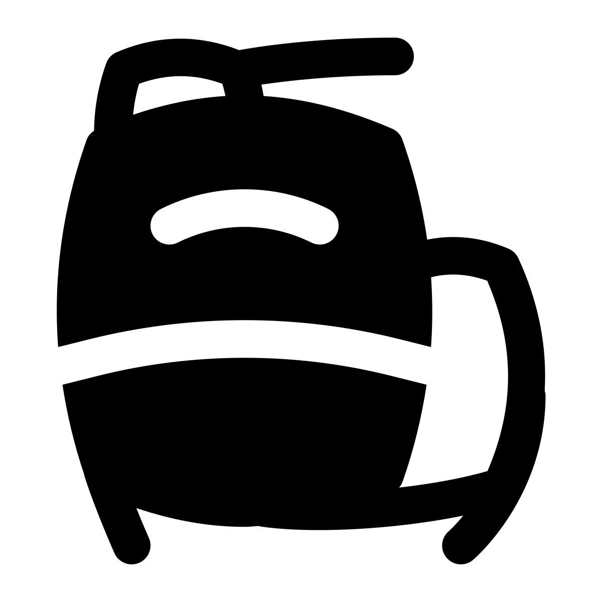 puffy filled style multifunction printer icon