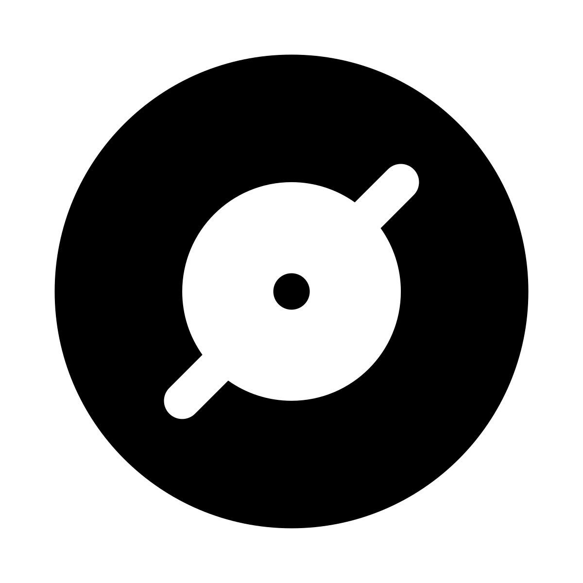 puffy filled style 音乐唱片 icon