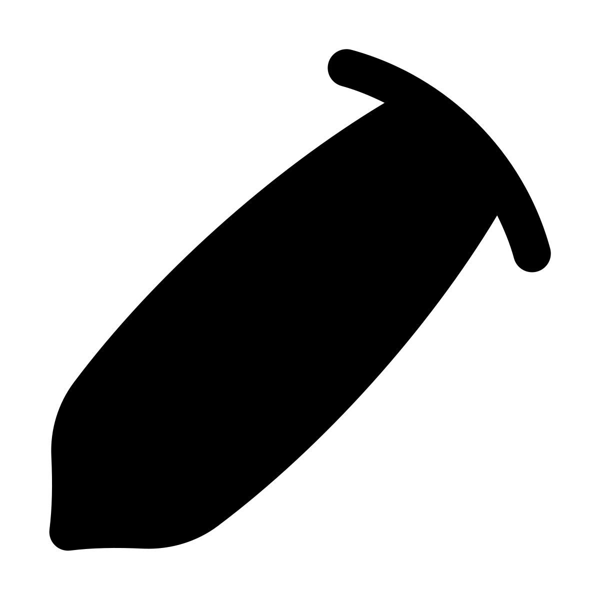 puffy filled style nagel icon