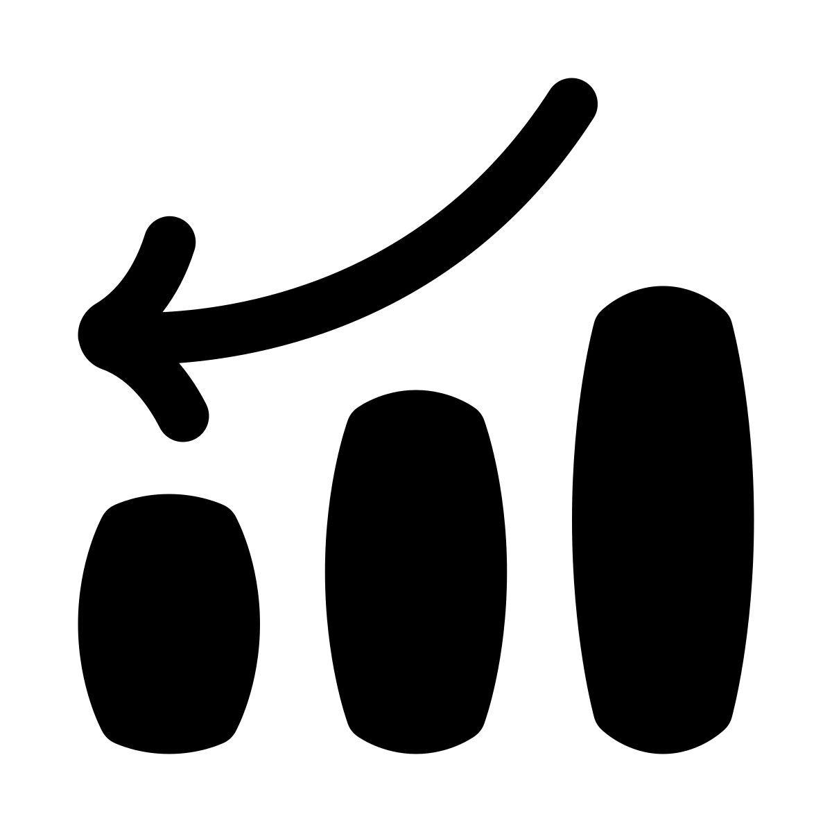 puffy filled style dinámica negativa icon