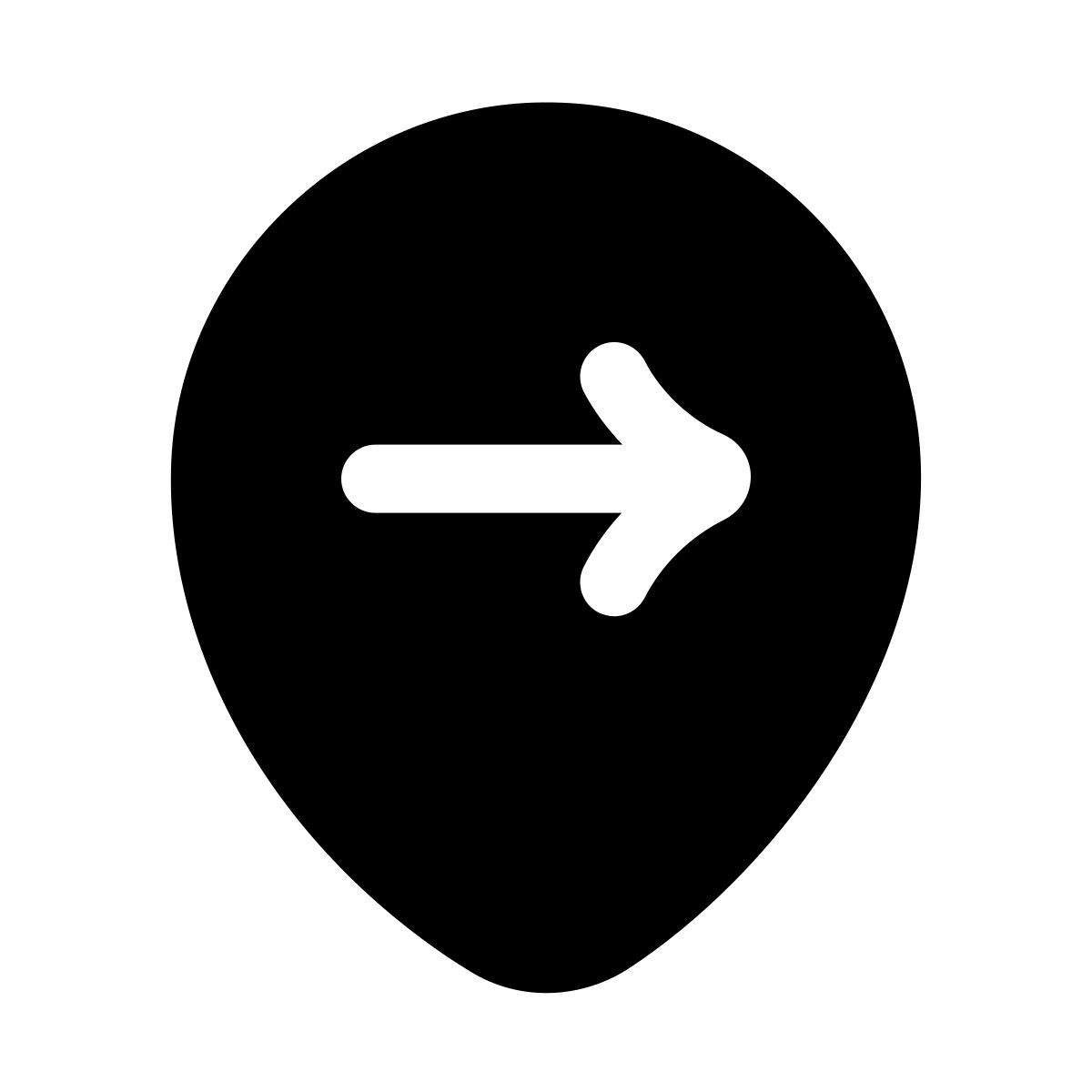 puffy filled style nächster ort icon
