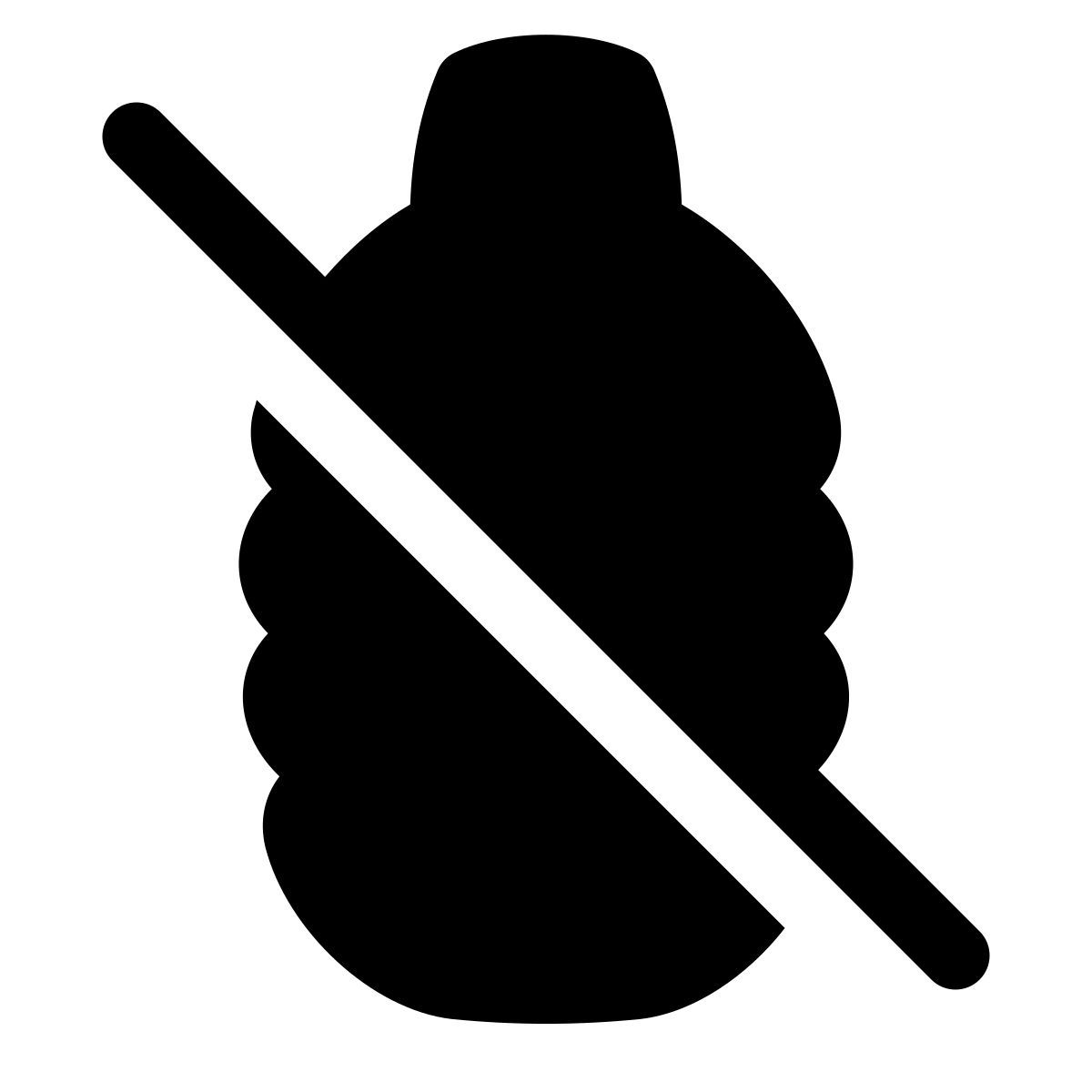 puffy filled style 无塑料 icon