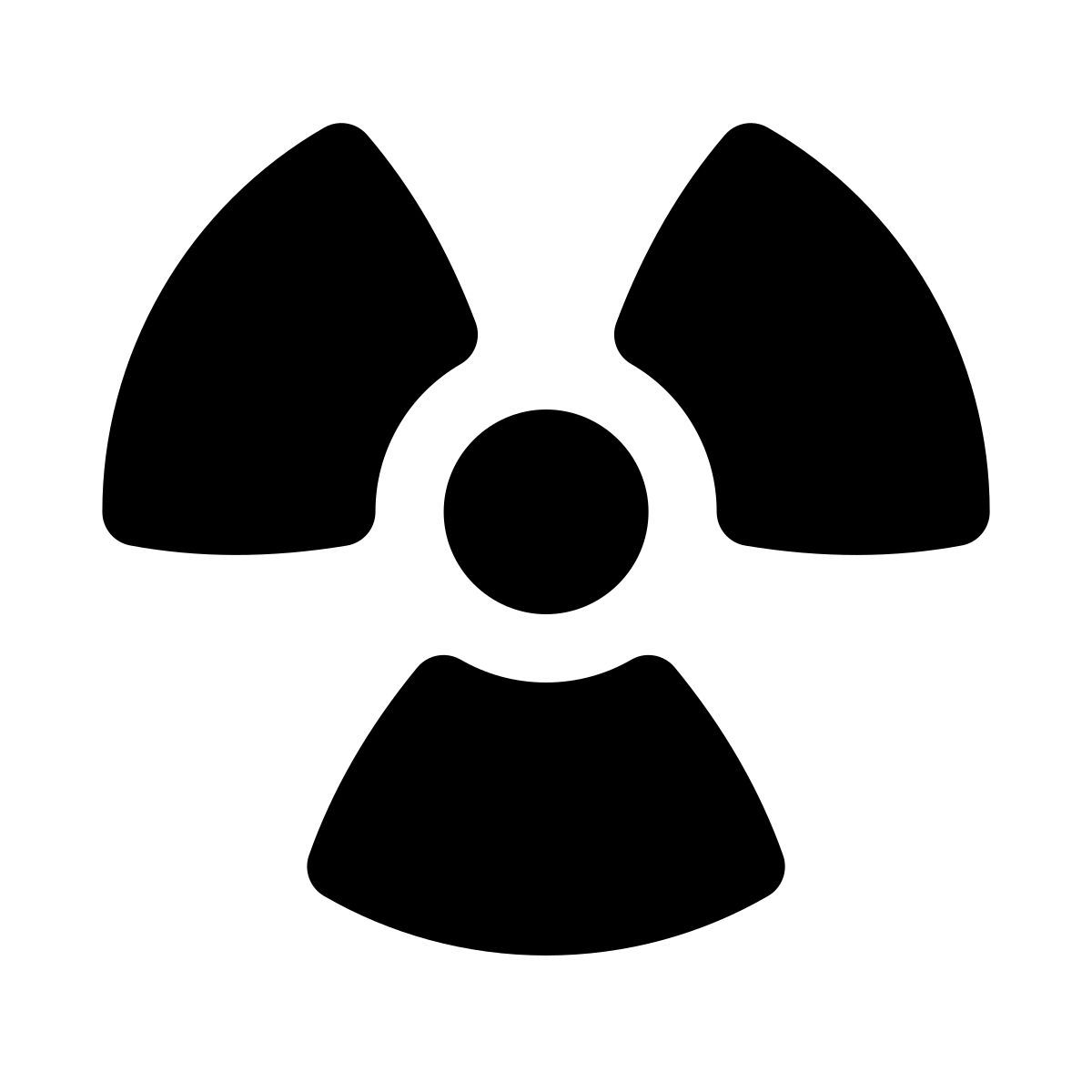 puffy filled style nuklear icon