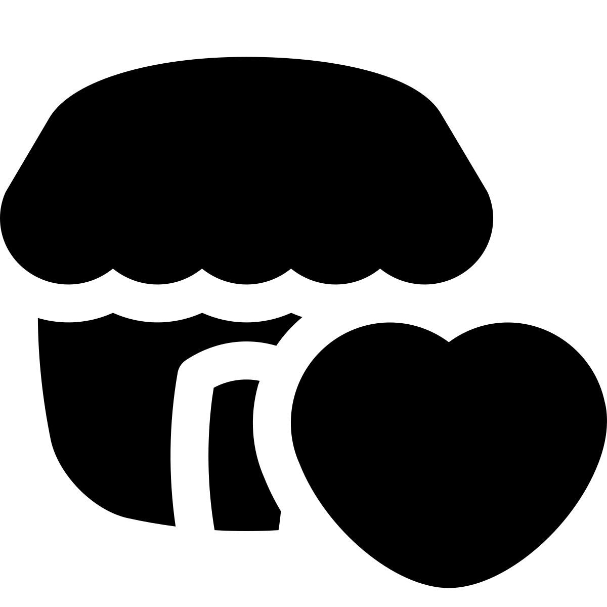 puffy filled style boutique en ligne favori icon