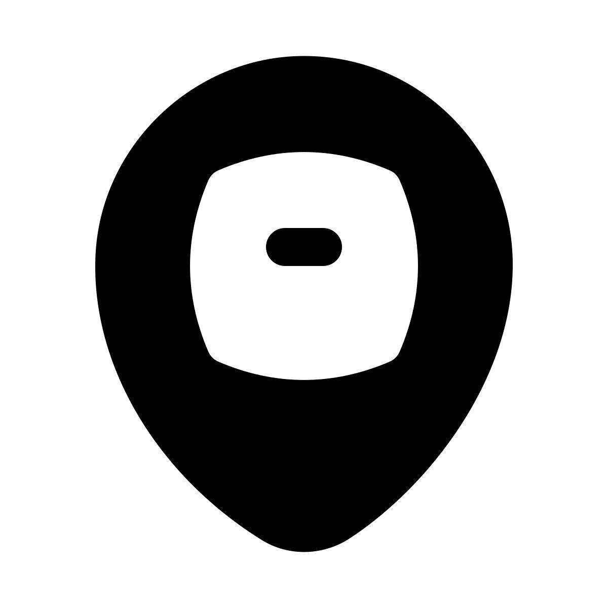 puffy filled style tracking icon