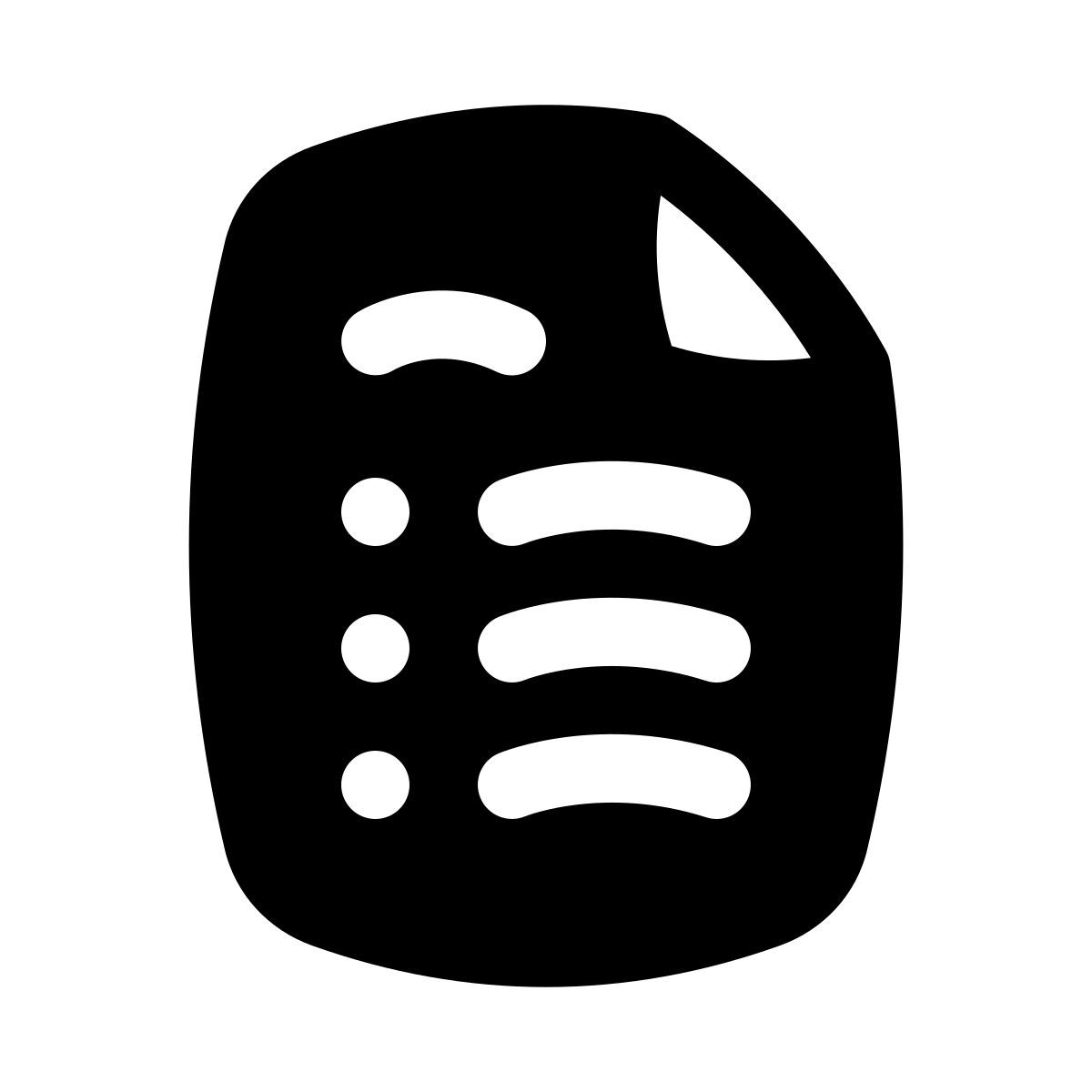 puffy filled style page icon