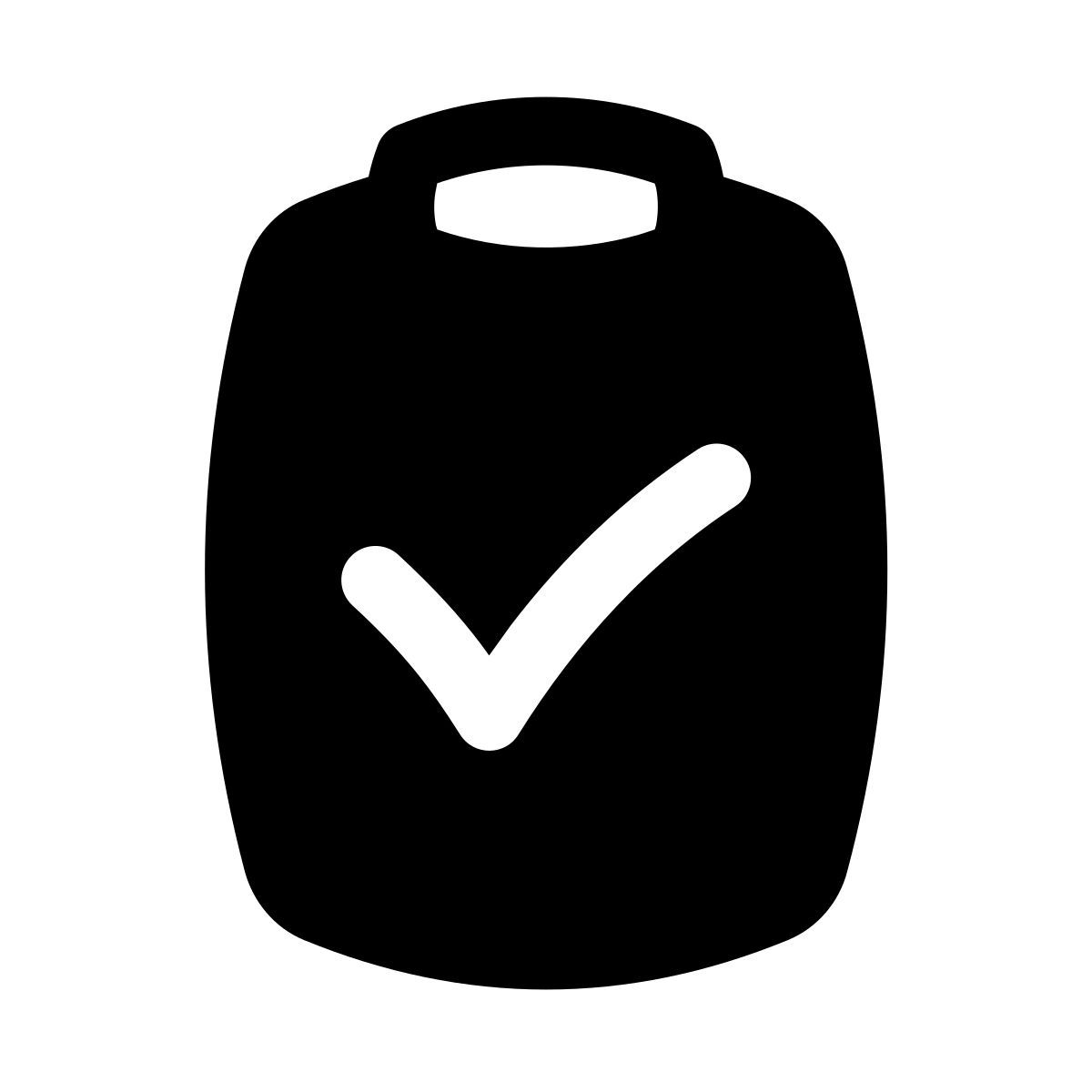 puffy filled style passer icon