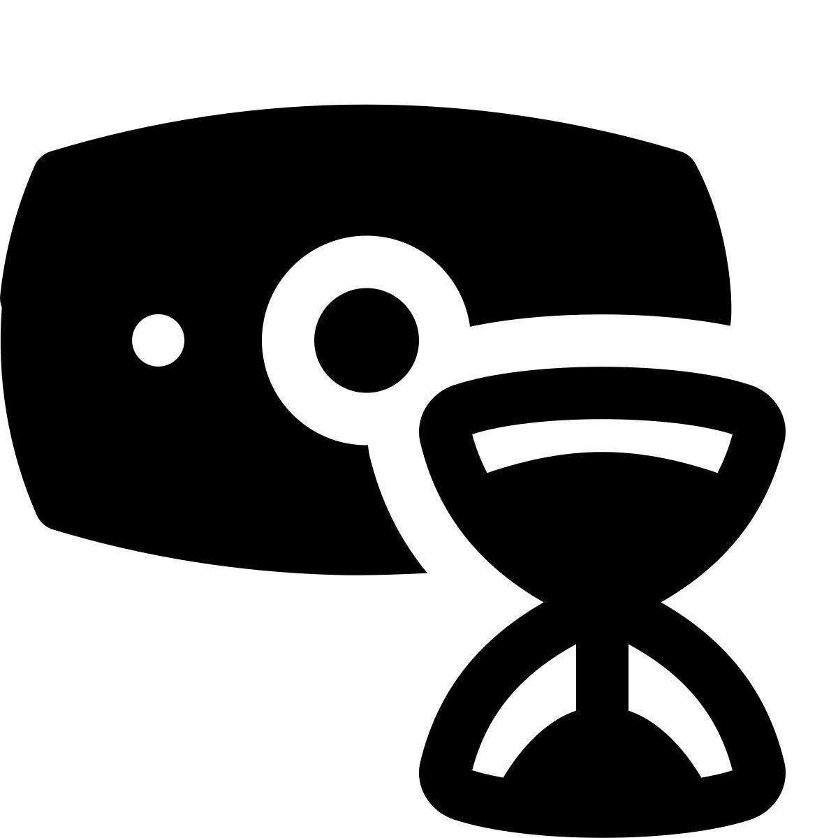 puffy filled style payment history icon