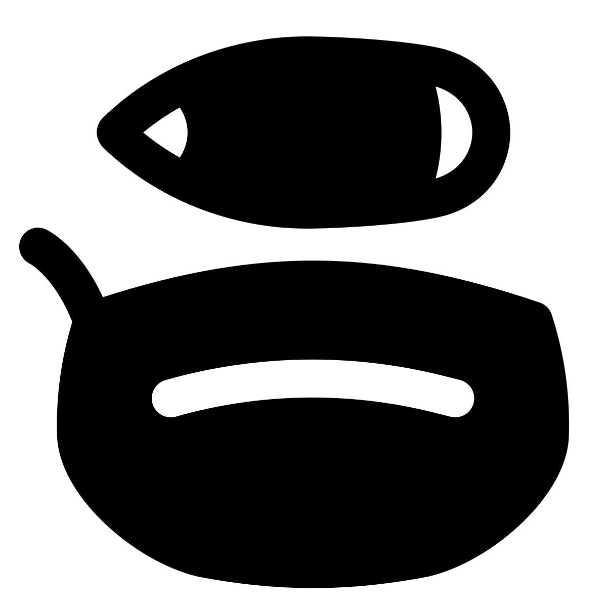 puffy filled style pencil case icon