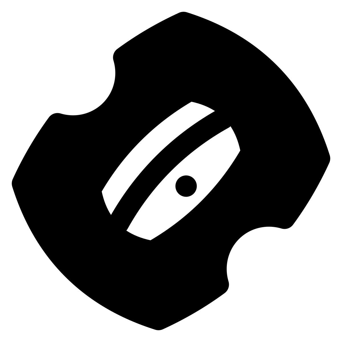 puffy filled style bleistiftspitzer icon