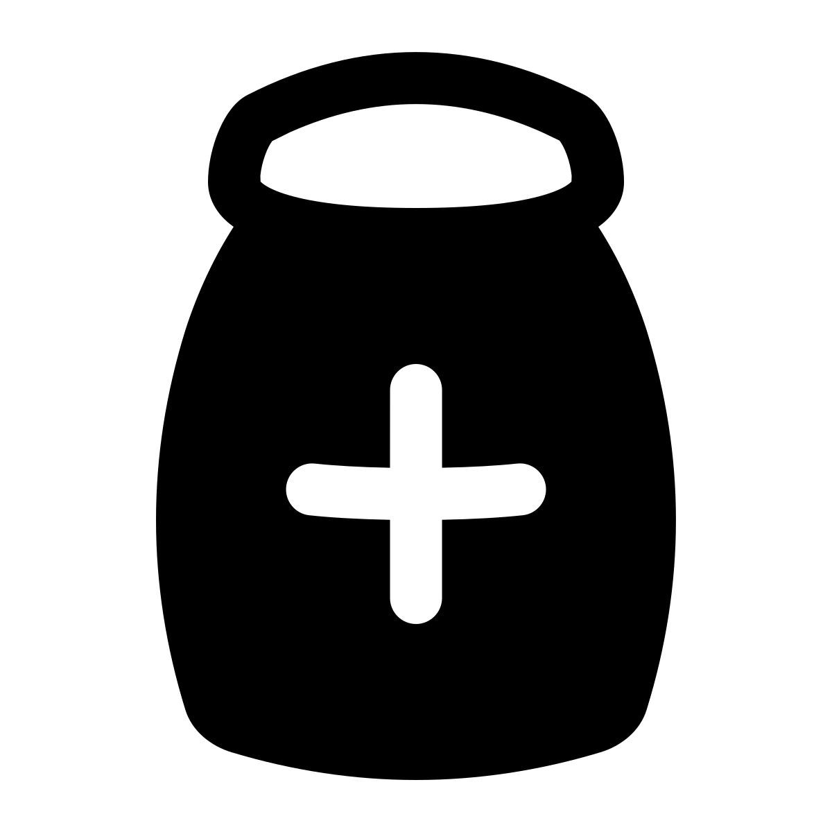 puffy filled style farmacéutica icon