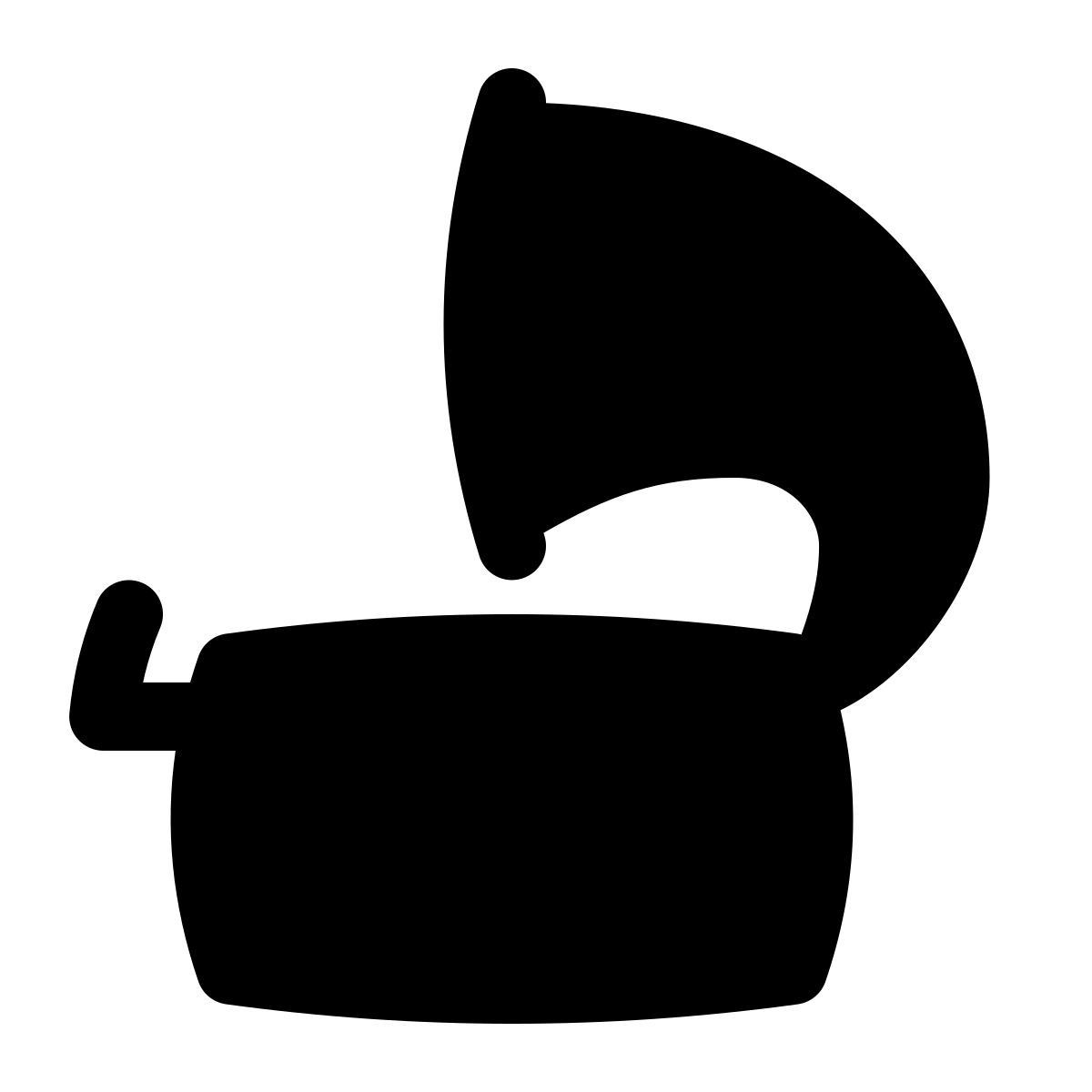 puffy filled style 留声机 icon