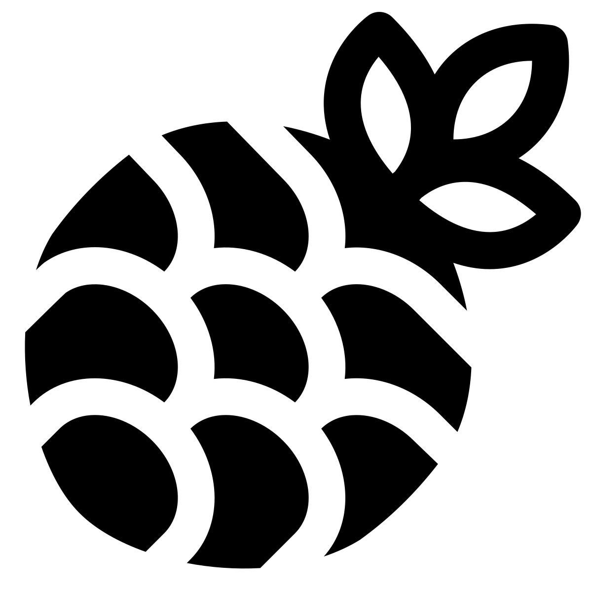 puffy filled style ananas icon
