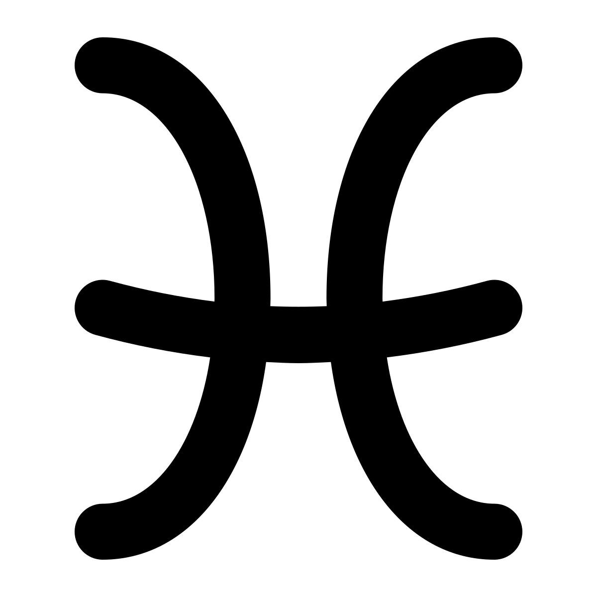 puffy filled style 물고기 icon