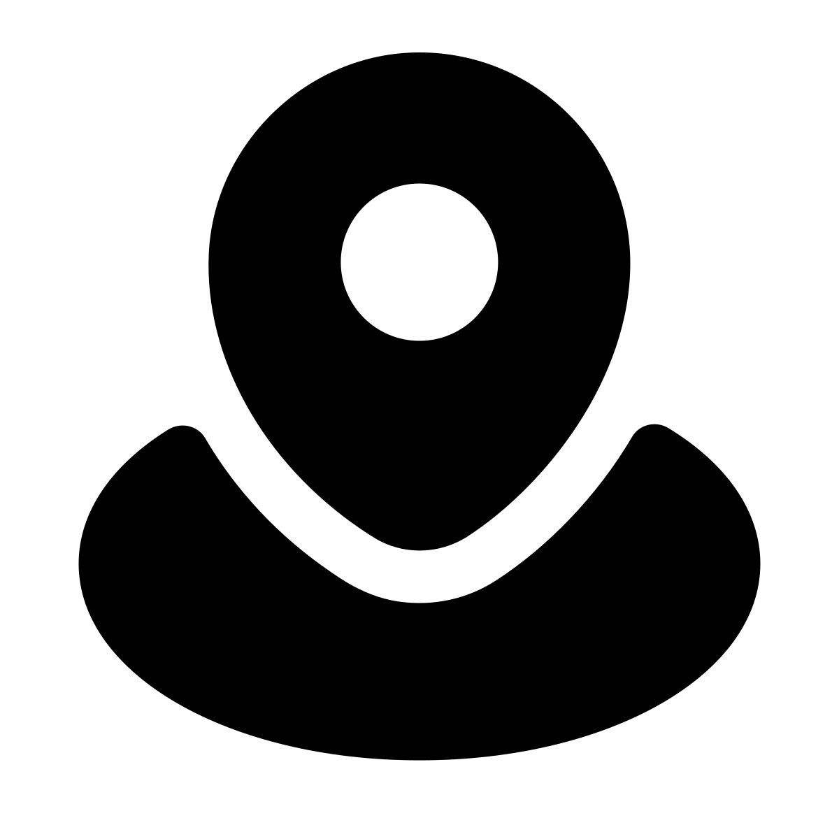 puffy filled style géorepérage icon