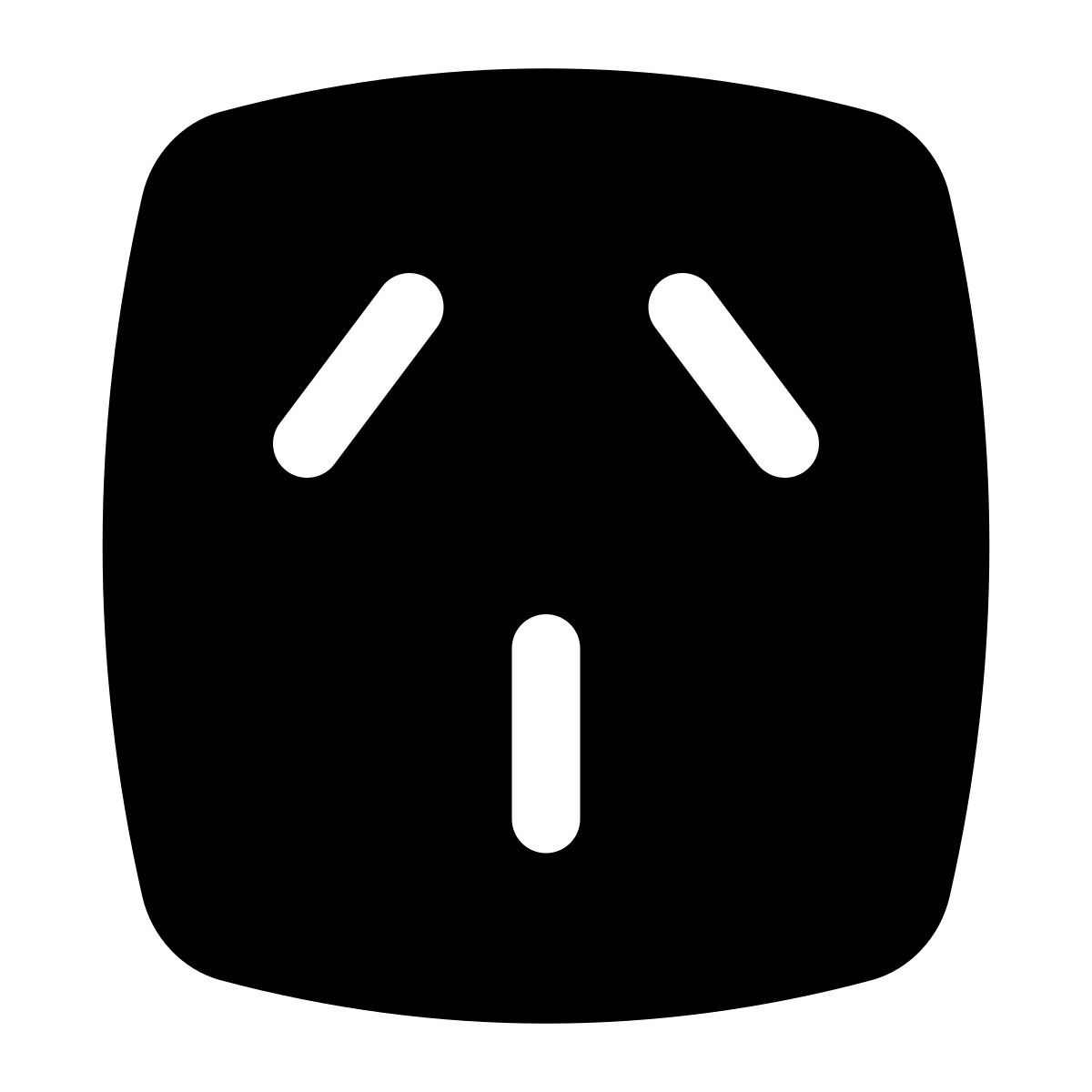 puffy filled style socket icon
