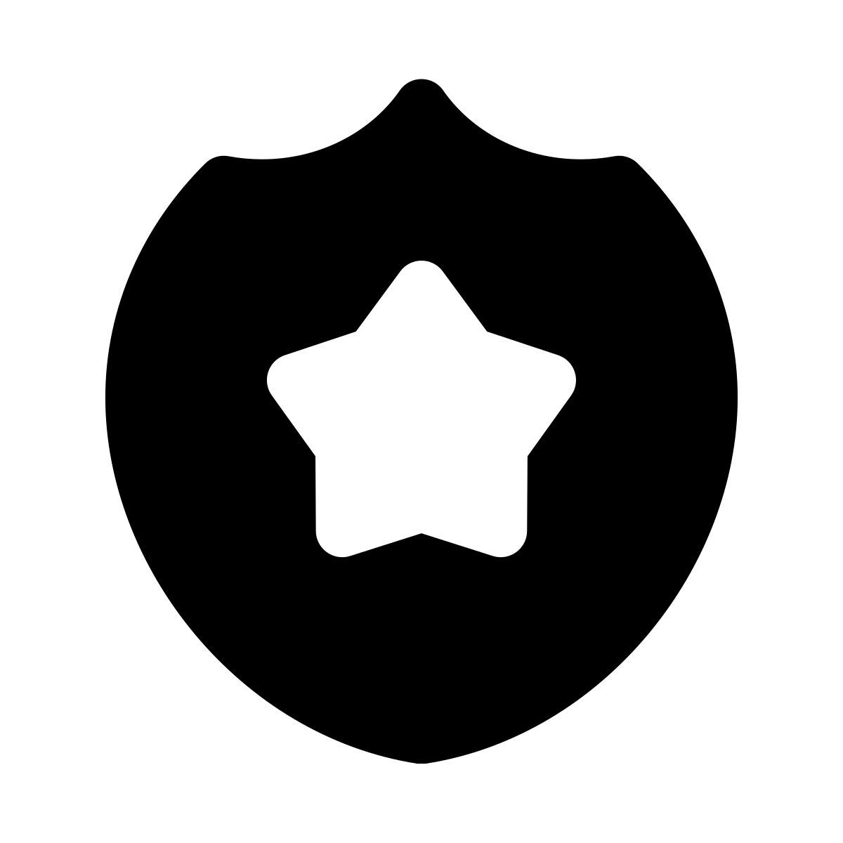 puffy filled style 警徽 icon