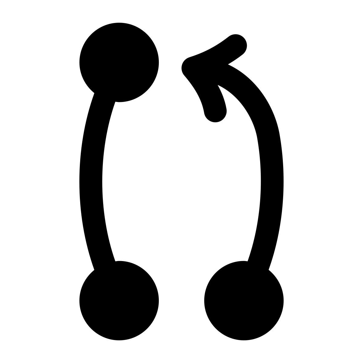 puffy filled style pull request icon